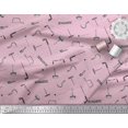 thumbnail image 2 of Soimoi Pink polyester Crepe Fabric Square & Tools Hardware Fabric Prints By Yard 42 Inch Wide, 2 of 5