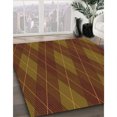 thumbnail image 3 of Ahgly Tapis d'Intérieur Lavable en Machine Carré Transitionnel Bisque Foncé Marron, 4 Pieds Carré, 3 of 7