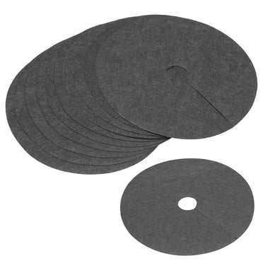Unique Bargains 32cm Tree Mulch Ring Nonwoven Tree Protector Mat Plant Cover Black 12 Pack