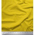 thumbnail image 1 of Soimoi Yellow polyester Crepe Fabric Lighthouse Nautical Fabric Prints By Yard 42 Inch Wide, 1 of 1