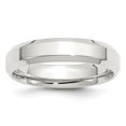 thumbnail image 1 of Bague Alliance en Argent Sterling 925 Bord 5 mm Taille 10 Classique Biseautée, 1 of 11