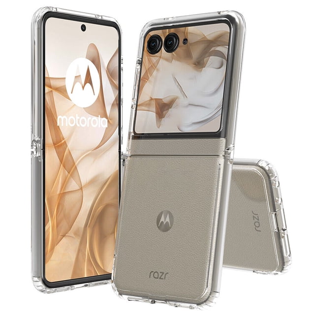 Motorola Moto Razr+ Plus 2024 Case, ultra-thin transparent TPU shockproof bumper case back cover designed for lightweight protection. The case adds only 0.3mm thickness to the phone, offers full access to all ports and connections, and shields the device from scratches, dust, and shocks. Ideal for maintaining a sleek and modern look.