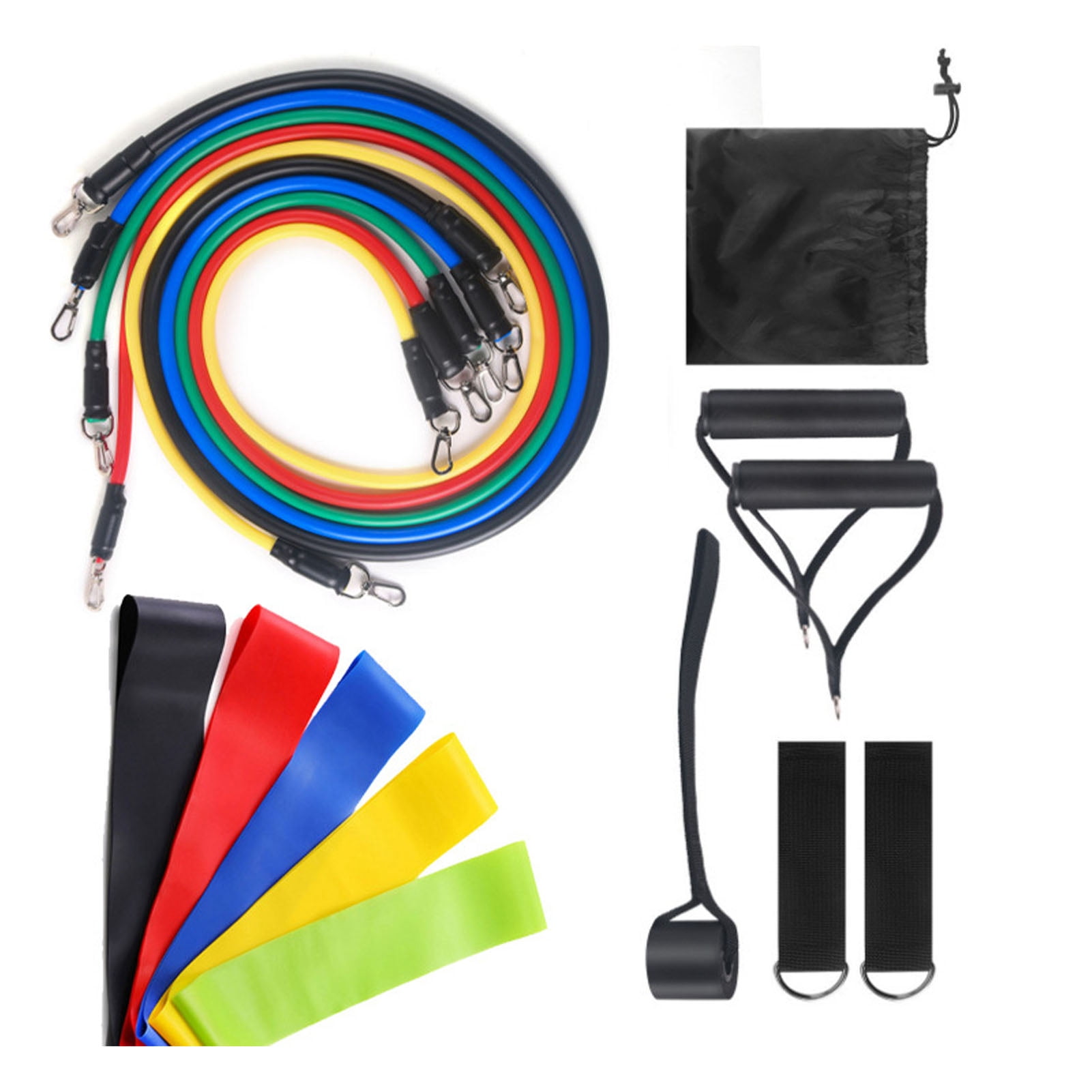 Exercise Tube Band, 16PCS Beneficial To Health Resistance Fitness Band 5 Colors  For Home