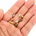 thumbnail image 5 of Unique Bargains Cord End Caps, 100Pcs 3.5x8.5mm Metal Spring Coil End Tips Crimp Terminators Caps Silver White, 5 of 5