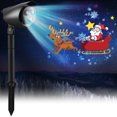thumbnail image 1 of Costway Christmas Projector Light LED Projection Lamp with Lawn Stake & 3 LED Lights, 1 of 10