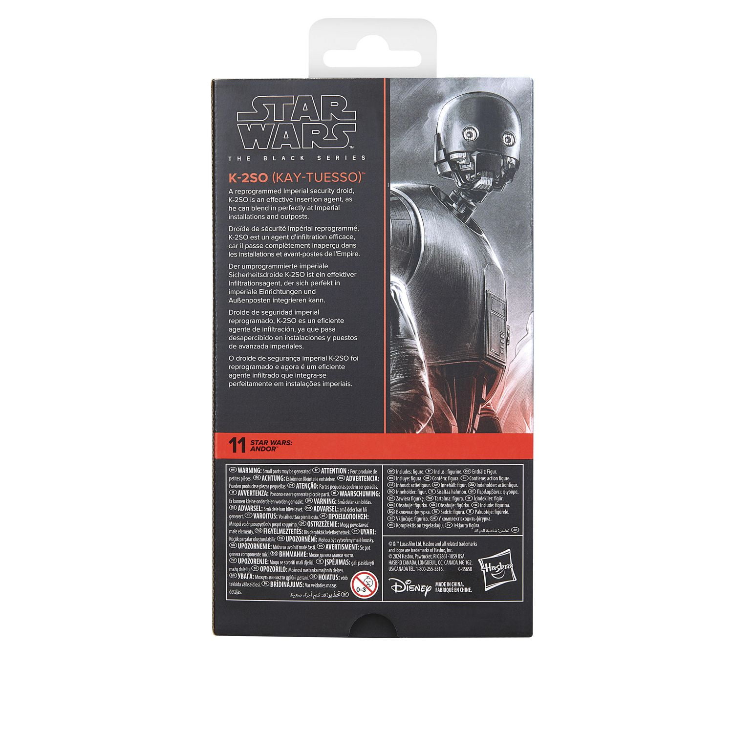 Star Wars The Black Serie, figurine de collection K-2SO (Kay-Tuesso) (15 cm)
