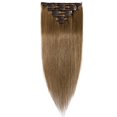 thumbnail image 1 of 100% Remy Human Hair Clip in Human Hair Extensions Silky Straight Human Hair 7 Pcs 15 clips, 1 of 6