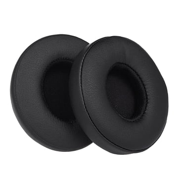 Amdohai 2Pcs Replacement Earpads Ear Pad Cushion for Beats Solo 2 / 3 On Ear Wireless Headphones Black