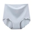 thumbnail image 1 of Plebaso Culottes Taille Haute Sans Coutures pour Femmes, Anti-Fuites, Couvrance Totale, Culottes Invisibles pour Dames, 1 of 5