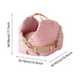 thumbnail image 2 of Versatile Quilted Function Handheld Tote for Small and Cats Convertible Travel Bed for Outdoor Adventures and Indoor Use, 2 of 3