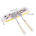 thumbnail image 4 of Baby Cutlery, Asixx 2 PCS Stainless Steel Fork And Spoon With Box For Kids Flatware Tableware, 4 of 8