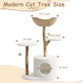 thumbnail image 4 of Ourlova 43 in Cat Tree Cat Tower for Indoor Cats with Tree branches, 4 of 7