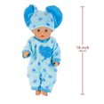 thumbnail image 3 of Riforla 1Ensemble Vêtements de Poupée Pyjamas Réutilisables pour Déguisement Pyjamas Mignons pour Poupées & Accessoires Bleu Ciel, 3 of 6