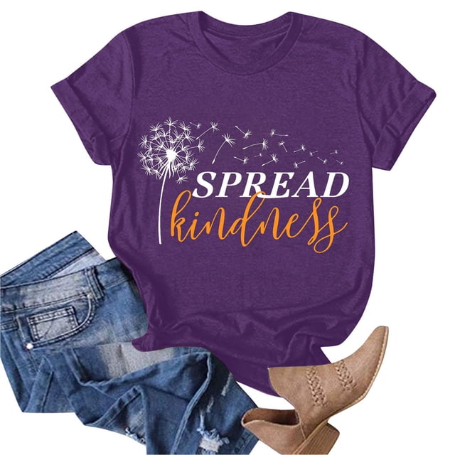 Aubaines du Jour Liquidation Iumwxz Tunique Coupe Classique Décontractée d'Été T-Shirt T-Shirts pour Femmes Blouse à Imprimé Floral Hauts Manches Courtes Col Rond Blouse Hauts pour Femmes Tendance Petit Budget Fête