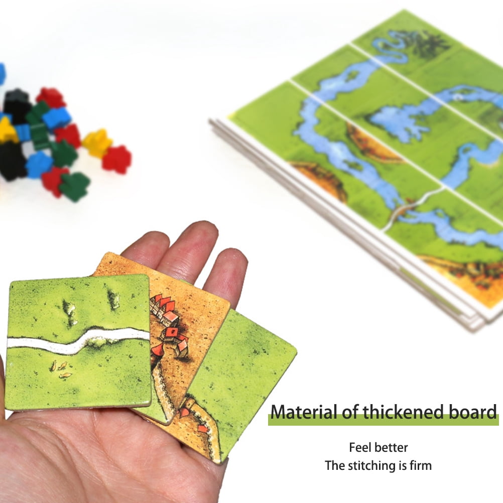 Carcassonne Board Game Family Party Board Game Expand Board Game For 2-5 Players