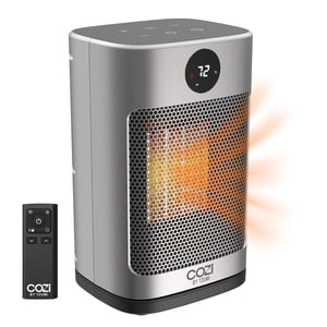 Cozi par Tzumi 10" Bureau en céramique oscillante Space Réchauffeur avec LED Affichage et télécommande