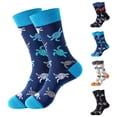 thumbnail image 3 of TIEVOSA Print Socks for Women Girls Ocean Series Print Colorful Pattern Novelty Cute, 3 of 3