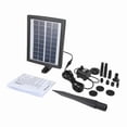 thumbnail image 3 of Solar-Powered Outdoor Water Fountain, Eco-Friendly Water Feature For Gardens, Patios, And Pools, Plug-In Option For Nighttime Illumination, Suitable_Perfect Gift, 3 of 5