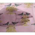 thumbnail image 4 of oneOone Viscose Chiffon Fabric Bird & Tree Block Fabric Prints By Yard 42 Inch Wide, 4 of 4
