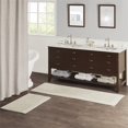 thumbnail image 2 of Madison Park Signature 21x34 Pouces Tapis de Bain Réversible en Coton Transitionnel Marron, 2 of 9