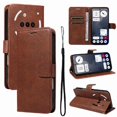 thumbnail image 1 of Wallet Case for Nothing Phone 3A Flip Cover with Card Slots, Magnetic Stand & Strap Brown, 1 of 5