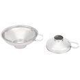 thumbnail image 3 of Wide Mouth Funnel,2Pcs Household Stainless Steel Kitchen Hopper Canning Funnel Cup Luxury Finish, 3 of 8