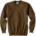 thumbnail image 2 of Hanes Chandail à Col Rond pour Adulte en Coton Ultime, 3TG, Chocolat Foncé, 2 of 4
