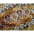 thumbnail image 4 of oneOone Silk Tabby Fabric Diamond & Swirl Ikat Decor Fabric Printed BTY 42 Inch Wide, 4 of 4