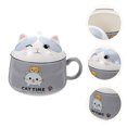 thumbnail image 3 of Decorative Cartoon Bowl Instant Noddles Container Multi-Purpose Ceramic Bowl, 3 of 8
