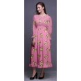 thumbnail image 3 of Bimba Robe Maxi Longue à Volants Bohème Renaissance en Coton à Smocks pour Femme - Xxx-Grand, 3 of 5