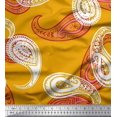 thumbnail image 1 of Soimoi Rayon Fabric Artistic Paisley Print Sewing Fabric Yard 42 Inch Wide, 1 of 3