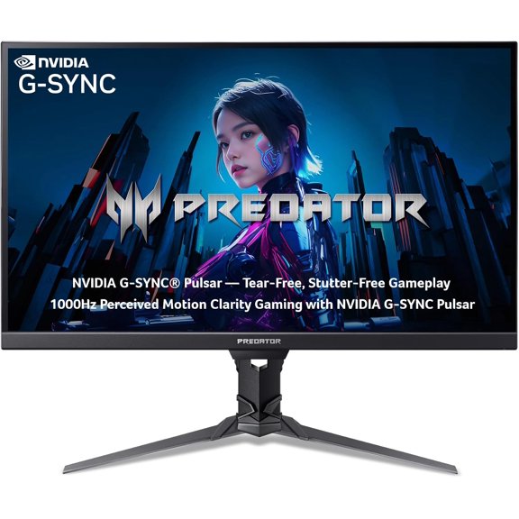 Acer Predator 27 Pouces Moniteur de Jeu XB3 - WQHD IPS/ Taux de Rafraîchissement 360Hz/ 0,50 Ms/ Réglage de la Hauteur/ Port d'Affichage, HDMI/ Haut-Parleurs (Neuf)