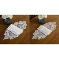 thumbnail image 3 of maskred Polyester Retro Flower Lace Long Tablecloth Lightweight And Durable Estates Decorative Tablecloth Champagne 26*180CM, 3 of 6