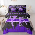 thumbnail image 1 of YST Ensemble de Literie Gymnastique, Thème Danse, Type Couette et Duvet en Polyester, Format Simple (7 Pcs), 1 of 4