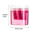 thumbnail image 2 of Tyidzon Taille-Crayon Transparent Fournitures Scolaires Rabot à Crayons Couleur Bonbon, 2 of 3