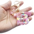 thumbnail image 3 of ORUYROP Initials Letter Keychain Pink Tassel Butterfly Pendant for Women Girls Wallet Backpack Purses, 3 of 4