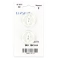thumbnail image 3 of LA VOGUE 2-Hole Button 22 mm (7/8 in) White, 3 of 5