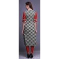thumbnail image 4 of Bimba Kurti Longue Droite pour Femmes Imprimée Indienne en Rayonne Slub Tunique à Manches 3/4, 4 of 6