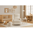 thumbnail image 4 of Concord Baby Charleston Fabric Swivel Glider Recliner - Light Beige, 4 of 8