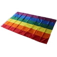 thumbnail image 3 of 2 Pcs Drapeau Arc-en-Ciel 3x5ft Polyester Bannière LGBT avec Œillets en Laiton (Taille 4), 3 of 7