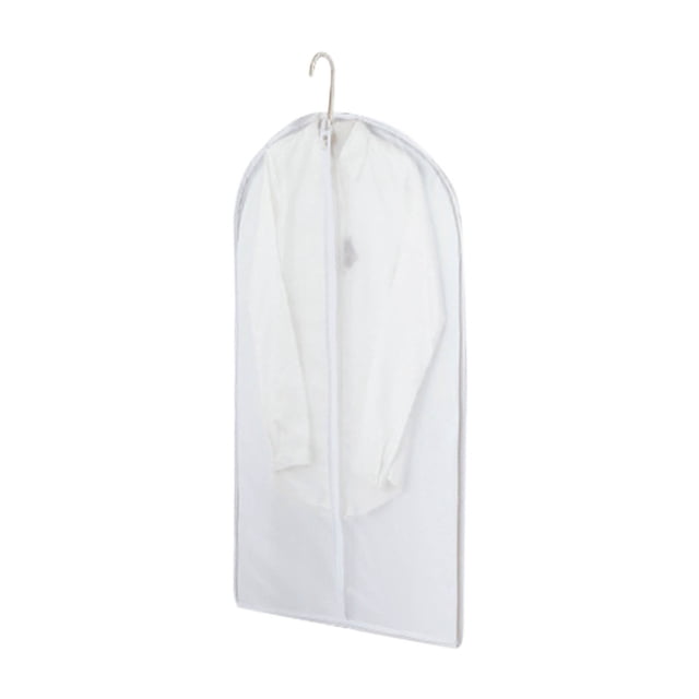 TopLLC Kitchen Organization Clear Garment Bags For Hanging Clothes Clothes Covers Protecting Full Zipper Suit Bags Garment Cover For Closet And Cloth Storage Protector Cover