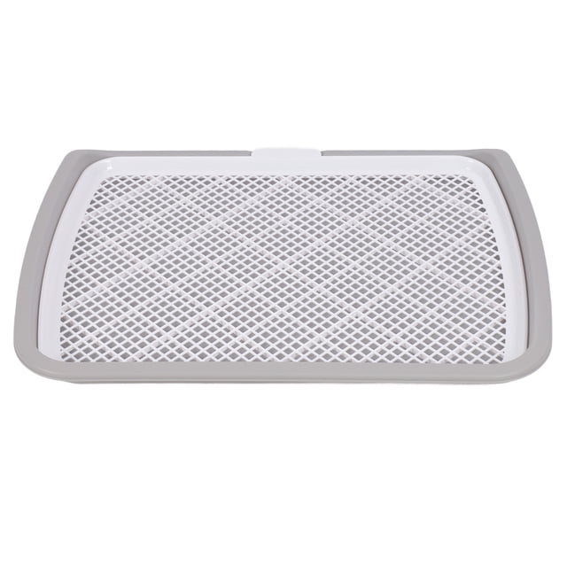 Puppy Potty Training Tray,19.7 X 26 X 2in Reusable Pet Litter Box Training Pads Grid Design Dog Potty Tray Washable Pee Pad Small Puppy Dog Toilet Pet Training Pad For Home