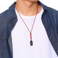 thumbnail image 2 of Collier Vide de Forme pour Hommes Bouddhisme Bijoux Religieux Ouvrant Noir, 2 of 7