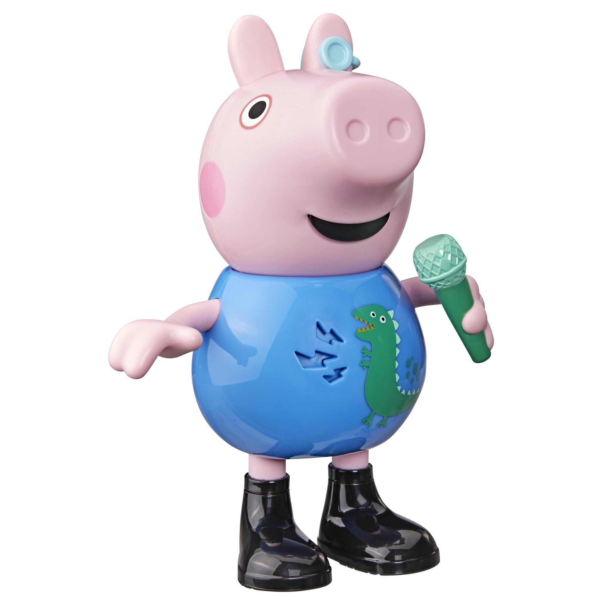 Jouets Peppa Pig Figurine George qui chante et fait des blagues, jouets musicaux préscolaires pour garçons et filles, 3 ans et plus - Version française