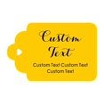 thumbnail image 1 of 100 PCS Personalized Paper Hang Tags Made Any Text Custom Tags Wedding Favor Gifts, 1 of 1