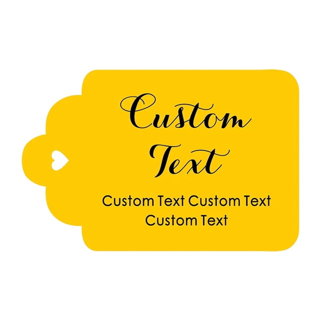 100 PCS Personalized Paper Hang Tags Made Any Text Custom Tags Wedding Favor Gifts