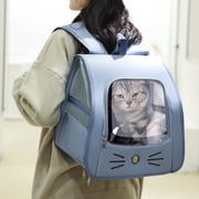Dvkptbk pet carrier Handheld Backpack 2 In 1 Cats Carrier Foldable Pet Backpack for Small Dogs Cats Pet Sling Carrier Suitable for Outdoor Hiking Vet Visits Travel