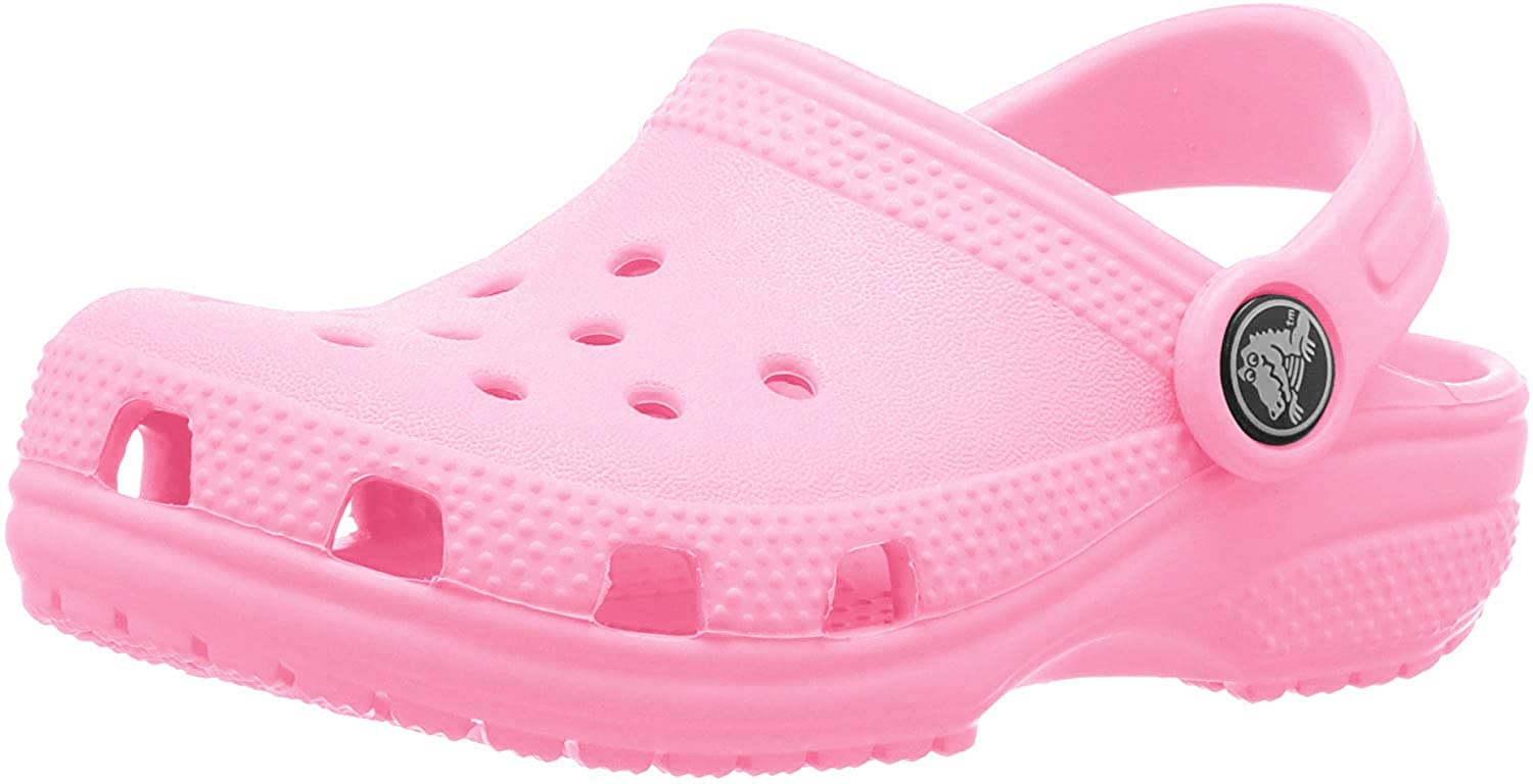 Crocs Kids' Classic Clog, Pink Lemonade, 12 M US Little