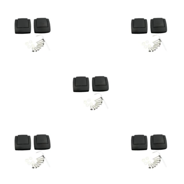 Thinsony 1/2/3/5 Wide Application Tail Box Lock With Reliable And Strong Locking Power Easy black 5PCS