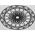 thumbnail image 1 of Ahgly Company Tapis d'Intérieur Lavables en Machine Rectangle Transitionnel Gris Platine, 2' x 3', 1 of 7